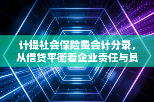 计提社会保险费会计分录，从借贷平衡看企业责任与员工保障