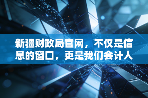 新疆财政局官网，不仅是信息的窗口，更是我们会计人职业成长的数字靠山