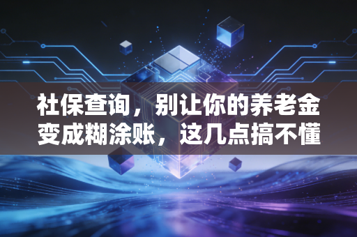 社保查询，别让你的养老金变成糊涂账，这几点搞不懂亏大了