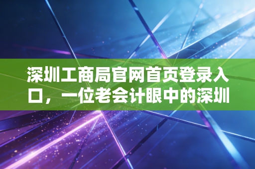 深圳工商局官网首页登录入口，一位老会计眼中的深圳商事改革与那些年我们踩过的坑