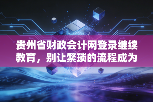 贵州省财政会计网登录继续教育，别让繁琐的流程成为你职业晋升的绊脚石