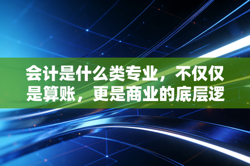 会计是什么类专业，不仅仅是算账，更是商业的底层逻辑与人性博弈
