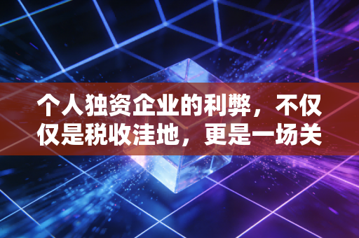 个人独资企业的利弊，不仅仅是税收洼地，更是一场关于风险与收益的博弈
