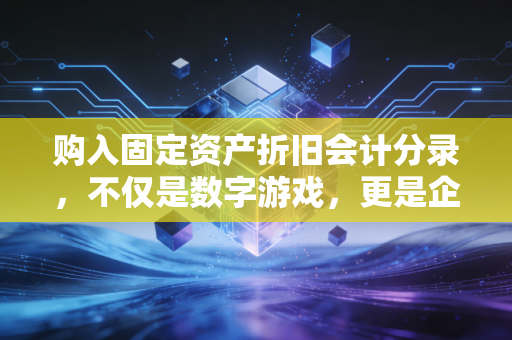 购入固定资产折旧会计分录，不仅是数字游戏，更是企业寿命的测算
