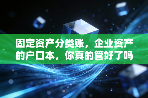 固定资产分类账，企业资产的户口本，你真的管好了吗？