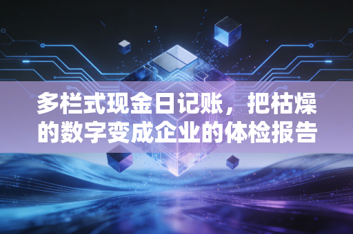 多栏式现金日记账,把枯燥的数字变成企业的体检报告