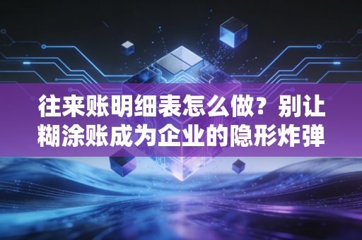 往来账明细表怎么做？别让糊涂账成为企业的隐形炸弹