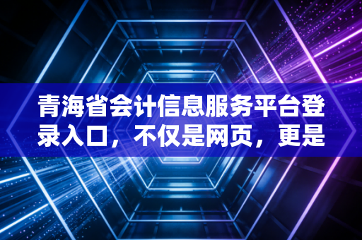 青海省会计信息服务平台登录入口，不仅是网页，更是高原会计人的职业加油站