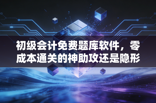 初级会计免费题库软件,零成本通关的神助攻还是隐形陷阱?资深注会带你避坑指南
