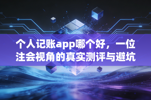 个人记账app哪个好,一位注会视角的真实测评与避坑指南