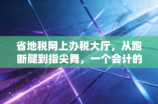 省地税网上办税大厅,从跑断腿到指尖舞,一个会计的数字化进阶之路