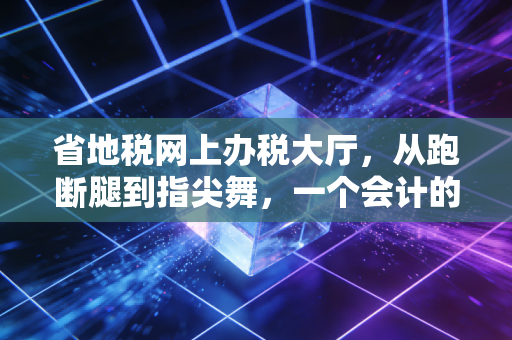 省地税网上办税大厅，从跑断腿到指尖舞，一个会计的数字化进阶之路