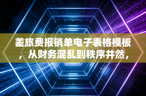 差旅费报销单电子表格模板，从财务混乱到秩序井然，一位注会眼中的报销管理艺术