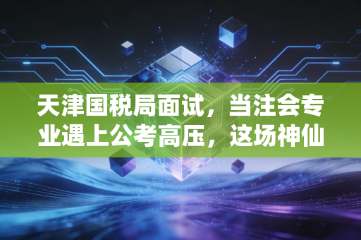 天津国税局面试,当注会专业遇上公考高压,这场神仙打架到底在考什么?