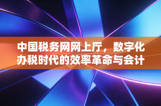 中国税务网网上厅，数字化办税时代的效率革命与会计人的真实感悟