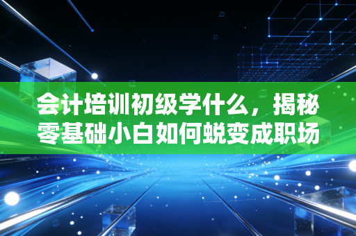 会计培训初级学什么，揭秘零基础小白如何蜕变成职场账房先生