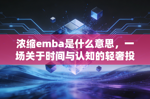 浓缩emba是什么意思，一场关于时间与认知的轻奢投资