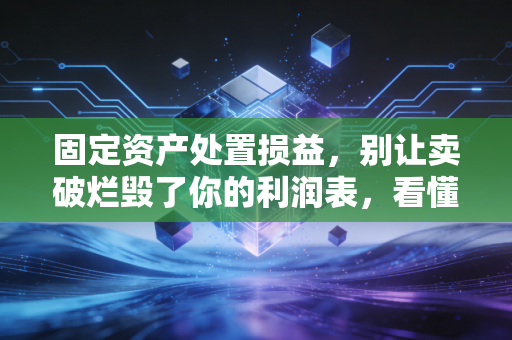 固定资产处置损益，别让卖破烂毁了你的利润表，看懂企业变卖家产的真实意图