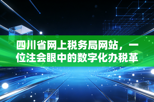 四川省网上税务局网站，一位注会眼中的数字化办税革命与实操心得