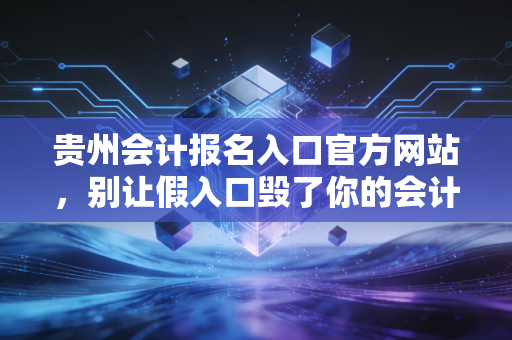 贵州会计报名入口官方网站，别让假入口毁了你的会计梦，聊聊考证路上的那些坑与光