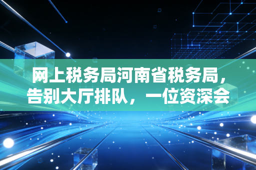 网上税务局河南省税务局，告别大厅排队，一位资深会计眼中的数字化办税实战与感悟