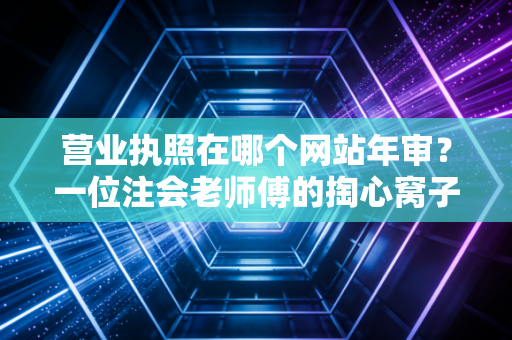 营业执照在哪个网站年审？一位注会老师傅的掏心窝子指南