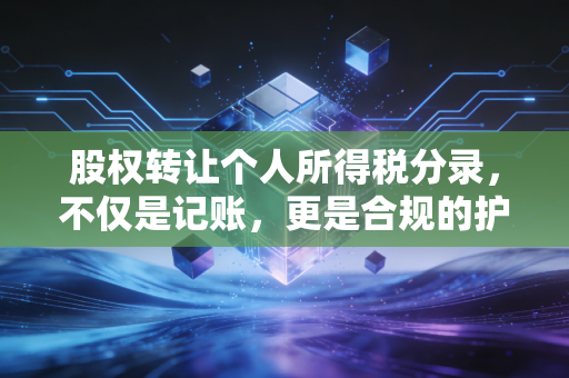 股权转让个人所得税分录，不仅是记账，更是合规的护身符