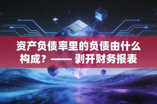 资产负债率里的负债由什么构成？—— 剥开财务报表的外衣，看懂企业的真实杠杆