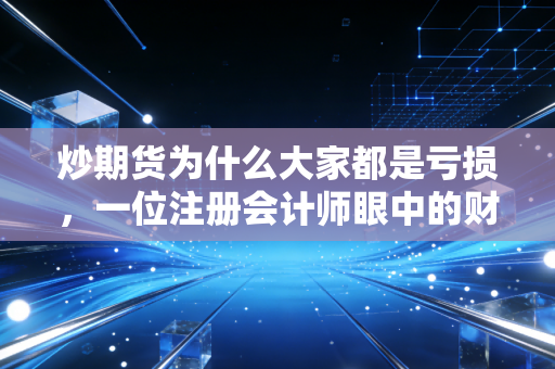 炒期货为什么大家都是亏损，一位注册会计师眼中的财富绞肉机与人性深渊