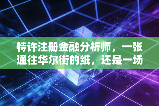 特许注册金融分析师，一张通往华尔街的纸，还是一场漫长而孤独的修行？