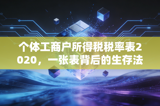 个体工商户所得税税率表2020，一张表背后的生存法则与财富智慧