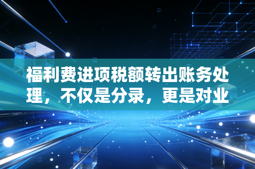 福利费进项税额转出账务处理，不仅是分录，更是对业务实质的把控