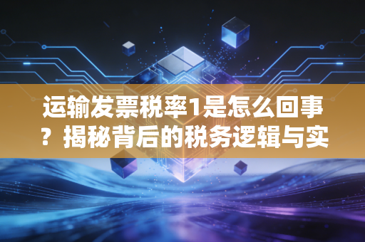 运输发票税率1是怎么回事？揭秘背后的税务逻辑与实务避坑指南