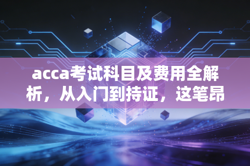 acca考试科目及费用全解析，从入门到持证，这笔昂贵的投资到底值不值？
