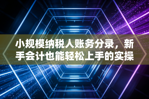 小规模纳税人账务分录，新手会计也能轻松上手的实操指南与避坑建议