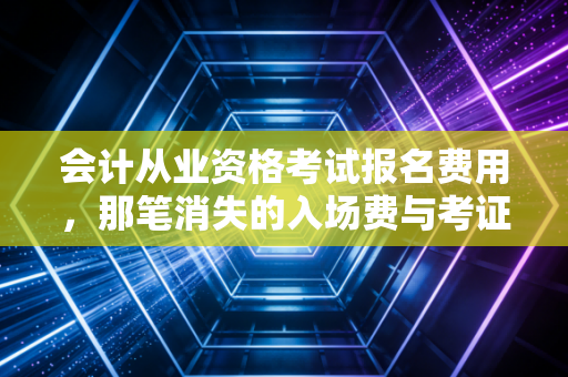 会计从业资格考试报名费用，那笔消失的入场费与考证背后的真实账本