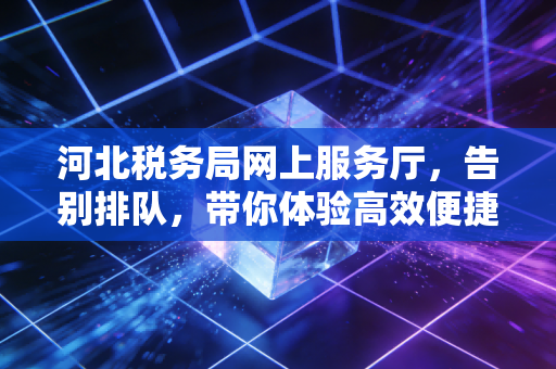 河北税务局网上服务厅，告别排队，带你体验高效便捷的云端办税生活
