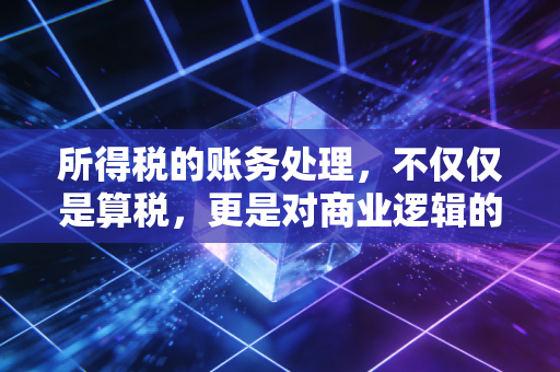 所得税的账务处理，不仅仅是算税，更是对商业逻辑的深度翻译