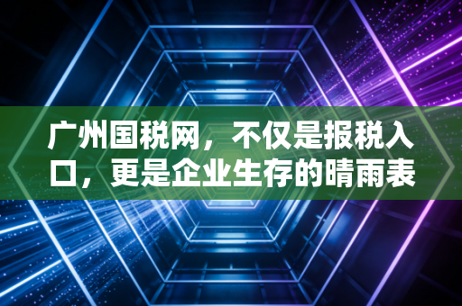 广州国税网，不仅是报税入口，更是企业生存的晴雨表——聊聊金税四期下的财税合规与生存之道