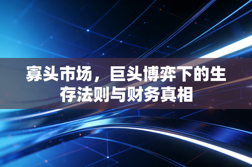 寡头市场，巨头博弈下的生存法则与财务真相