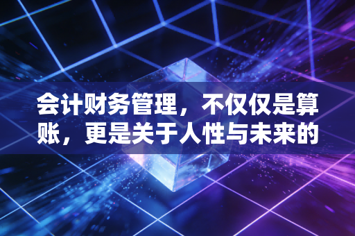 会计财务管理，不仅仅是算账，更是关于人性与未来的博弈