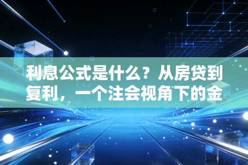 利息公式是什么？从房贷到复利，一个注会视角下的金钱时间真相
