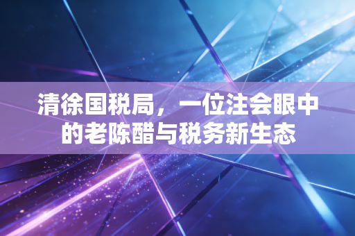 清徐国税局，一位注会眼中的老陈醋与税务新生态