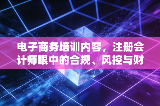 电子商务培训内容，注册会计师眼中的合规、风控与财务思维重塑