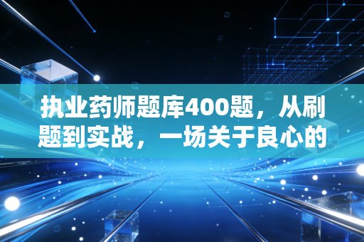 执业药师题库400题，从刷题到实战，一场关于良心的修行