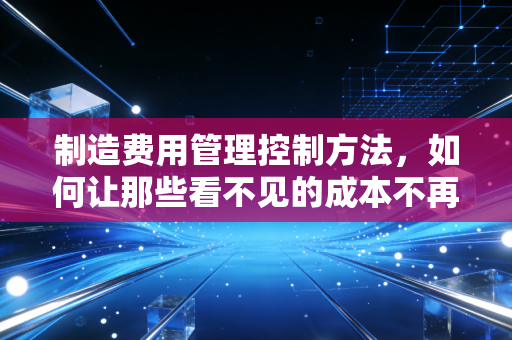 制造费用管理控制方法，如何让那些看不见的成本不再吞噬你的利润