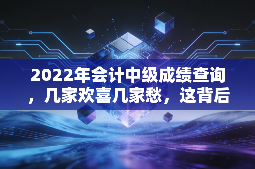 2022年会计中级成绩查询，几家欢喜几家愁，这背后的真相与出路