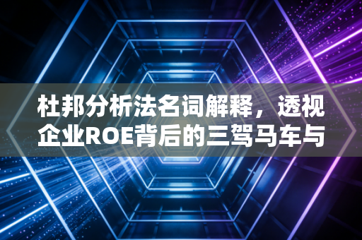 杜邦分析法名词解释,透视企业ROE背后的三驾马车与商业智慧