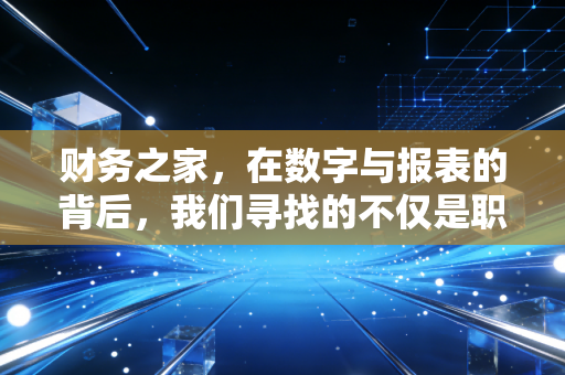 财务之家,在数字与报表的背后,我们寻找的不仅是职业,更是归属感