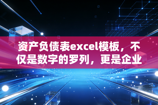 资产负债表excel模板，不仅是数字的罗列，更是企业生存的透视镜